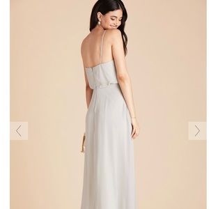 Birdy grey bridesmaid dress. Dove grey. Small.